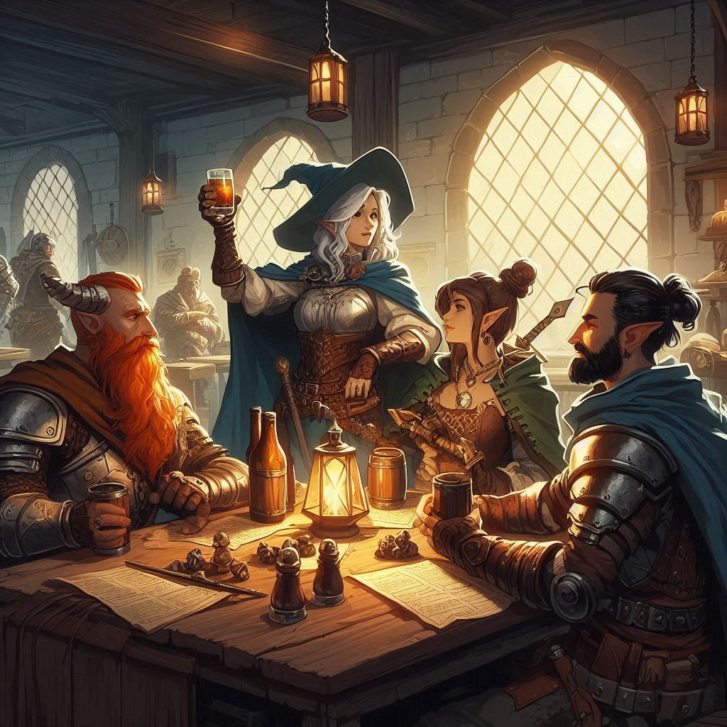Adventurers in Tavern